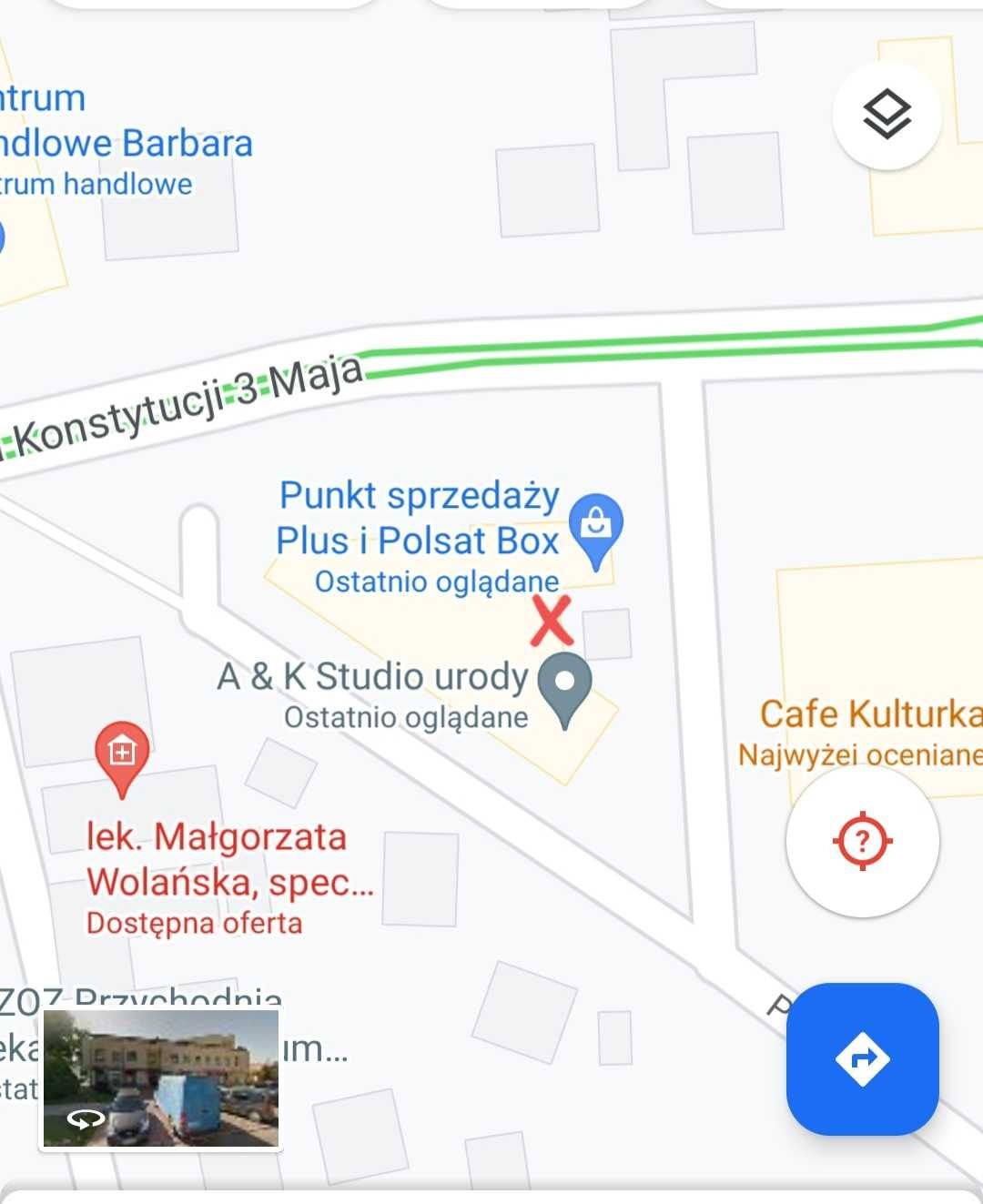 Lokal na parterze Al.Konstytucji 3Maja Centrum Miasta