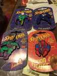 Pin’s e outros antigos Spider Man Marvel de coleção