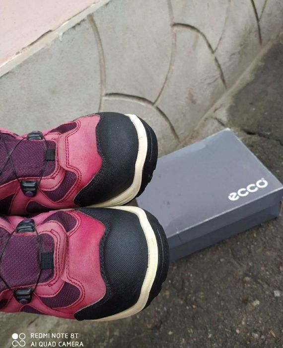 Ecco 38 ботинки на дівчинку зимові чоботи сапоги черевики взуття ессо