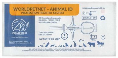 Mikroczip, chip dla psa i kota, czipy MINI IDW-2