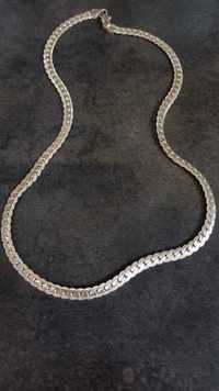 Gruby łańcuszek męski srebrny 925