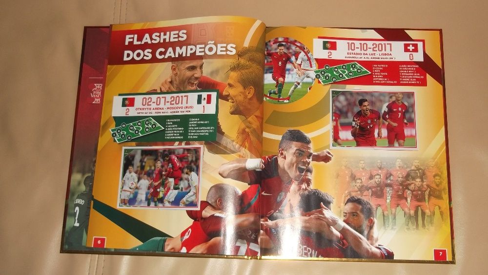 Coleção De Cromos Edição De Luxo Ano 2018