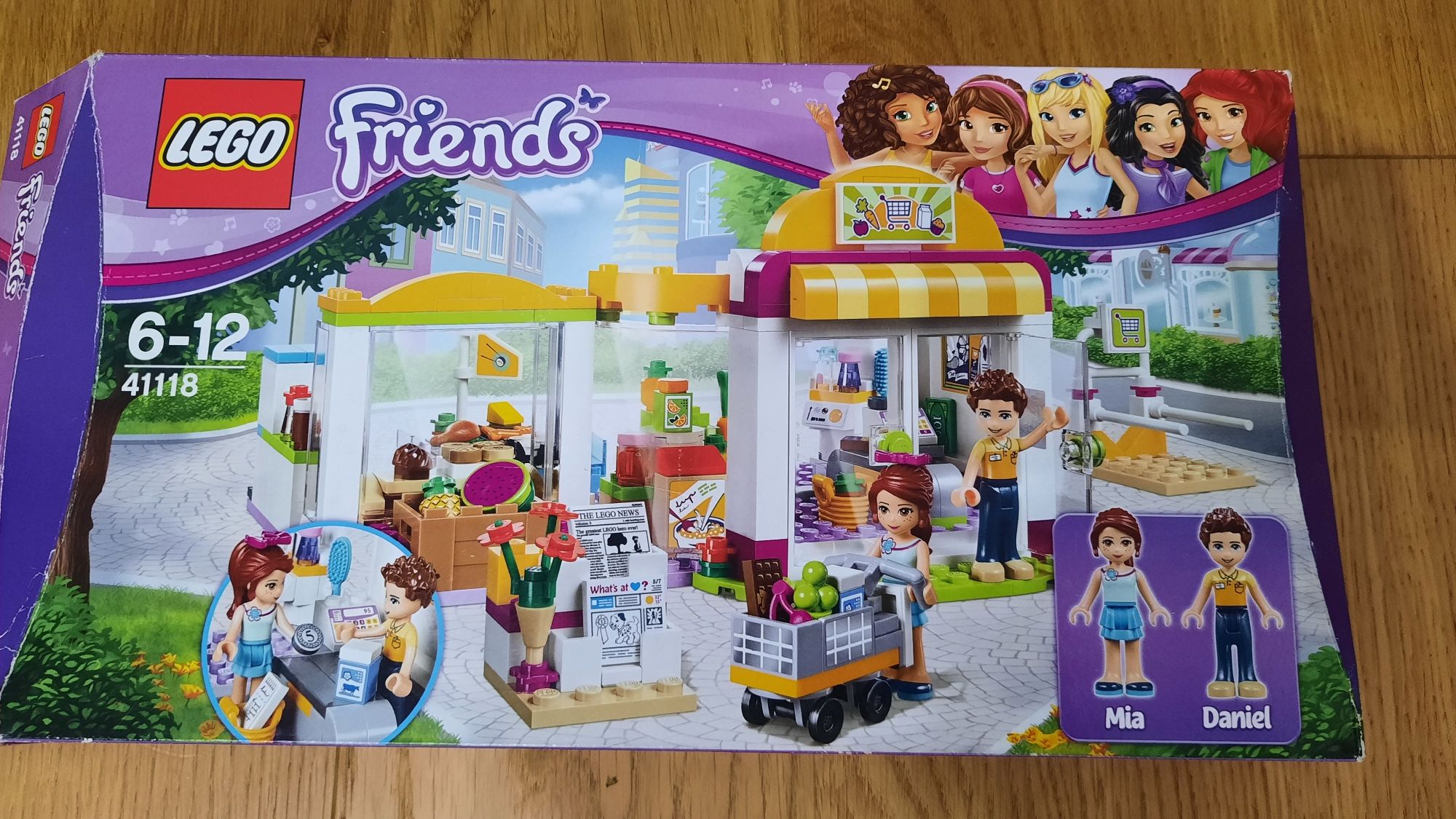 Kompletny Lego Friends 41118 Supermarket w Heartlake