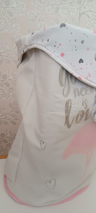 Home&you duży kosz na zabawki flaming do pokoju dziecięcego