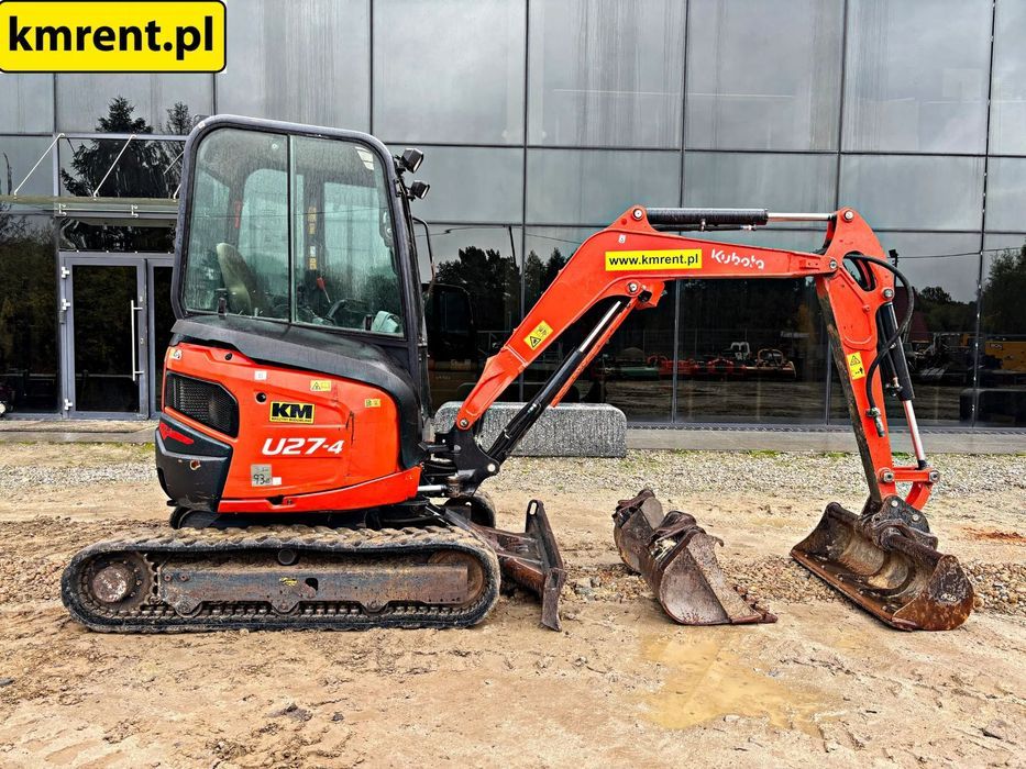 Kubota U27-4 MINI-KOPARKA 2019R. |  JCB 8025 8030 CAT 302.5 302.4 303 KUBOTA U 27