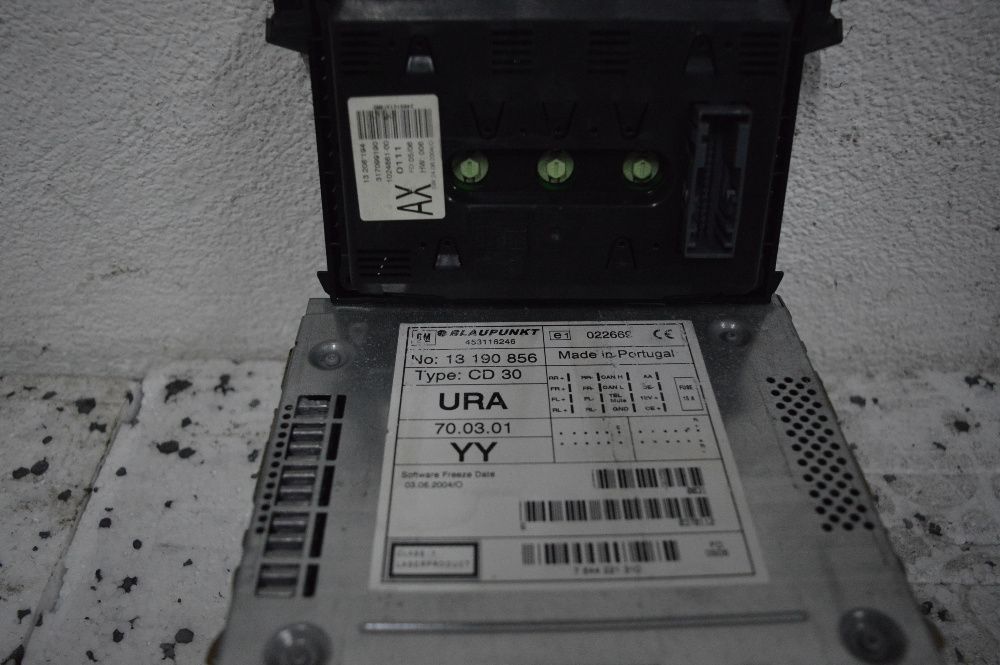 Opel Astra H Zafira B Radio Cd 30 Wyświetlacz komplet bez kodowania