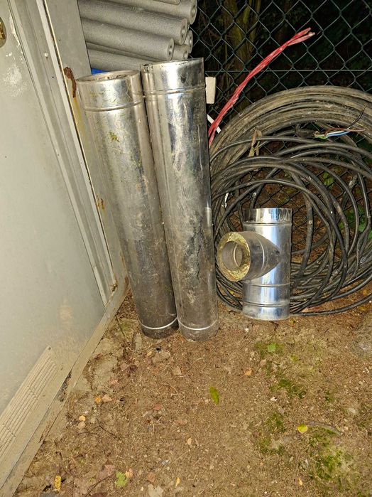 Komin izolowany gazowy fi 110/180 kwasoodporny 2 m