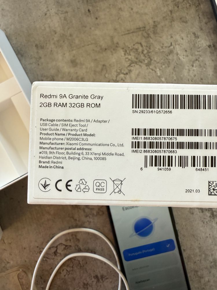 Smartphone Redmi 9A