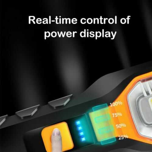 Lanterna LED Recarregável. Com iman. Ideal para o carro, oficina.