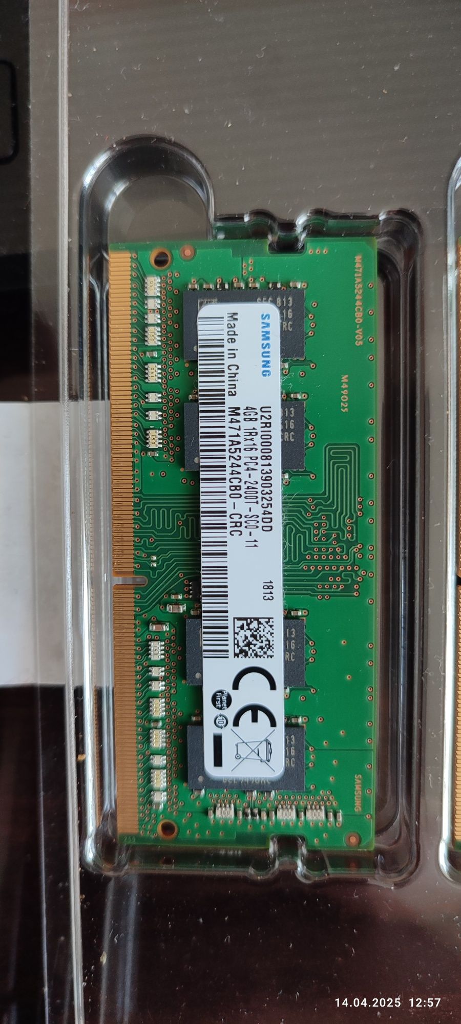 Память ноутбука DDR 4 - 8Gb, 2400 Samsung