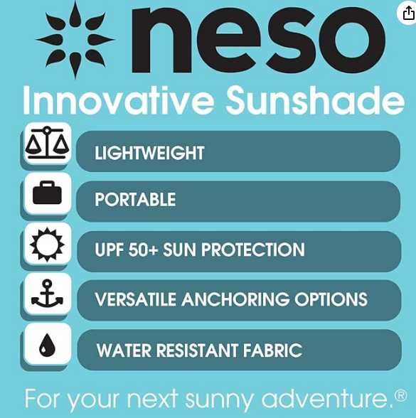 Guarda-sol - The Neso - Semi-tenda - muito ajustável