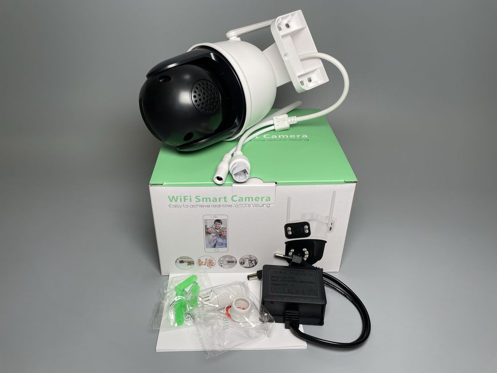 Wifi Двойная камера видеонаблюдения 8 Мп ICsee Подвійна відеонагляду