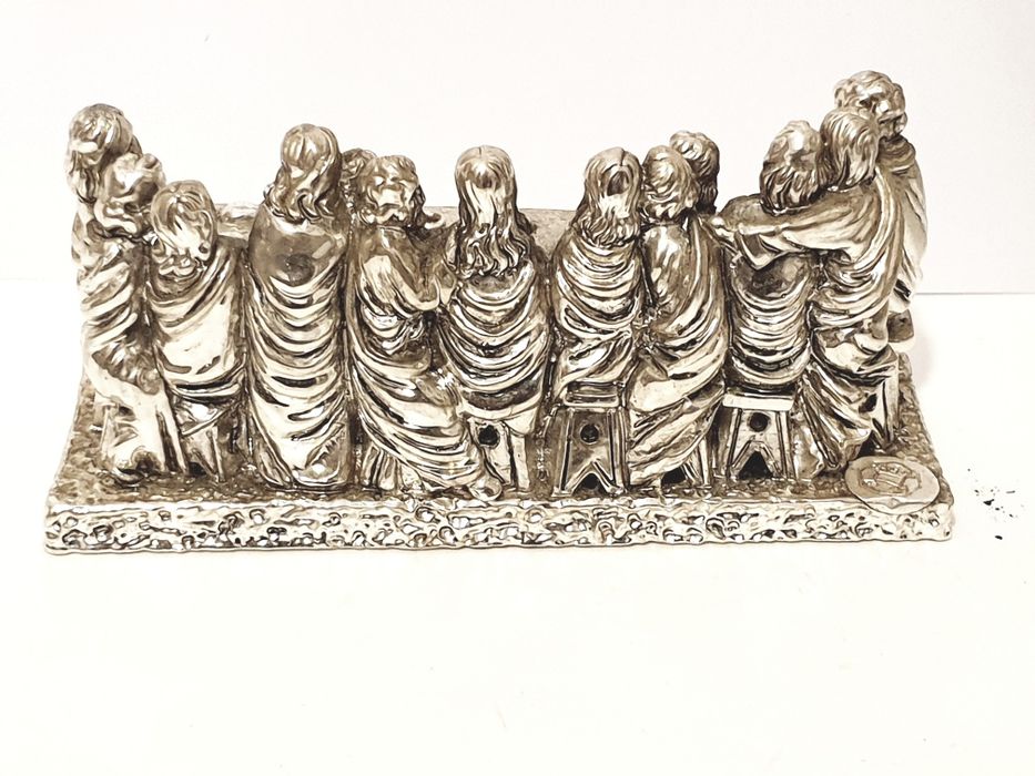 Conjunto de 2 "Ultimas Seias de Cristo" com prata laminada