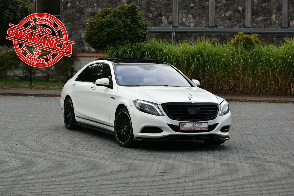 Mercedes-Benz Klasa S S 550 L 4Matic 4.7 V8 456KM 2014r. LONG Panorama FullLED Kamera Radar