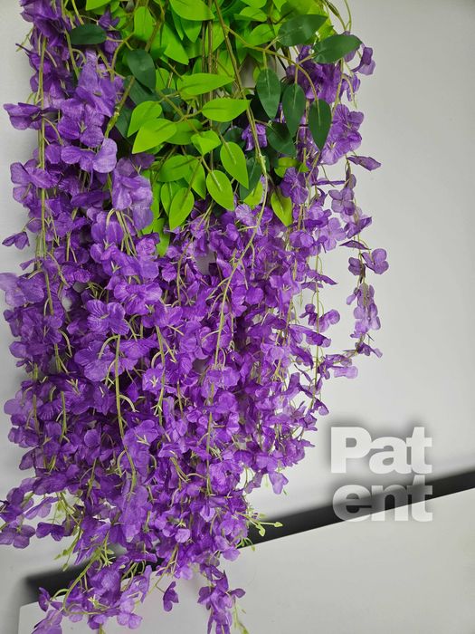 Wisteria fioletowa glicynia sztuczna girlanda dekoracja 12 sztuk