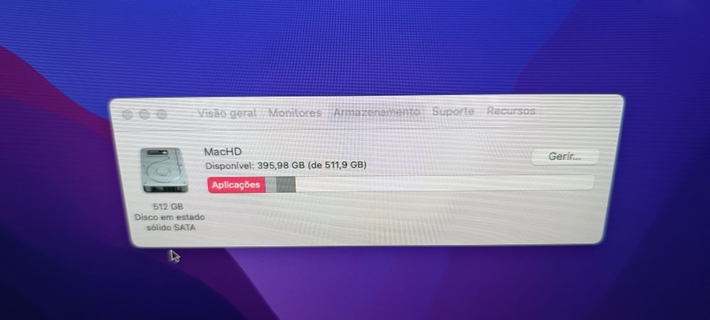iMac 21,5", i5 quad, 16gb e 512gb disco ssd