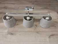 Lampa sufitowa, żyrandol, 3 kinkiety, rustykalna, farm house