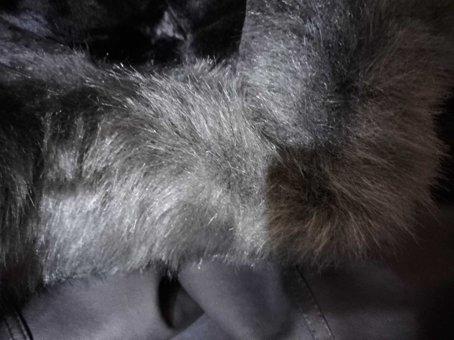 Нове зимове пальто 56 р., на штучному хутрі.  Дублёнка  plus size.