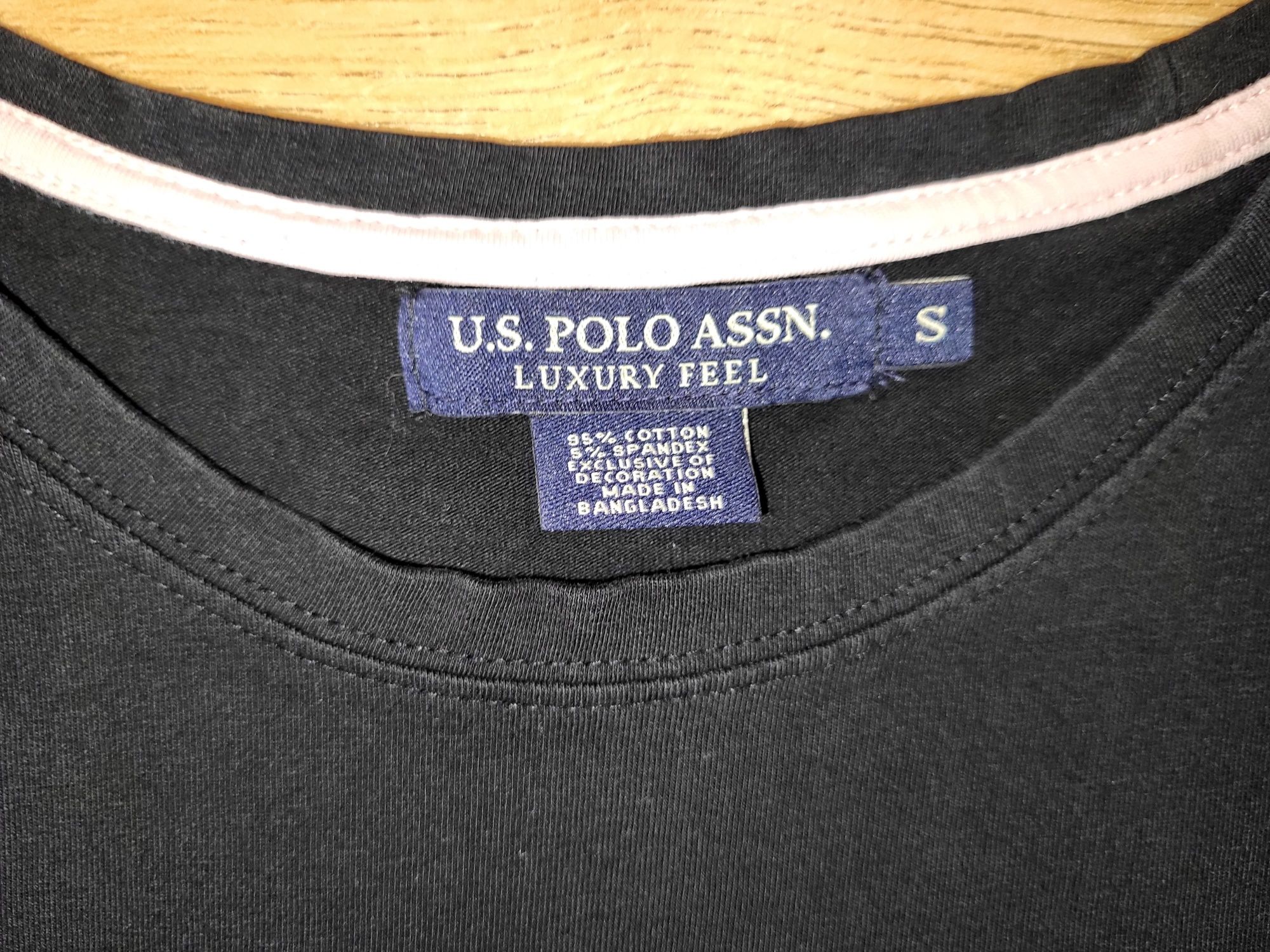 U.S. Polo Assn t-shirt koszulka czarna oryginalna