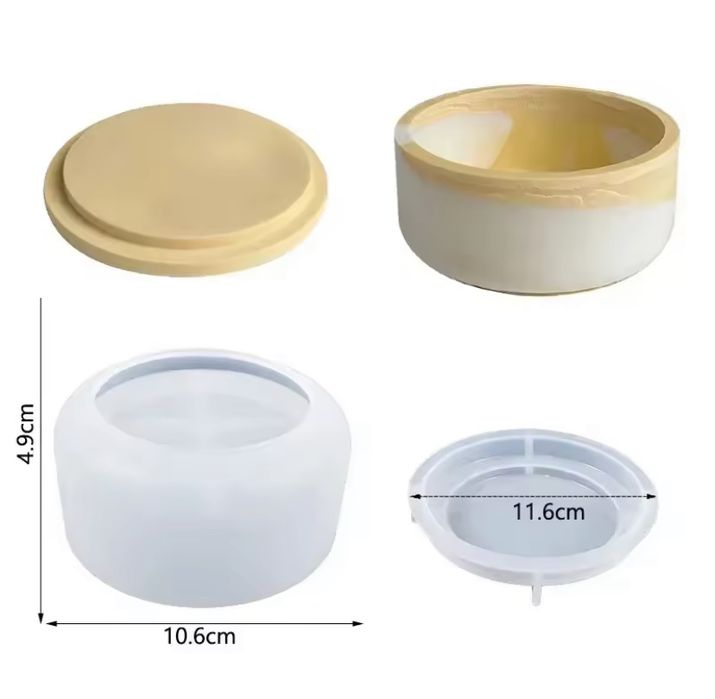 Форма силіконова для гіпсу, бетону, свічки