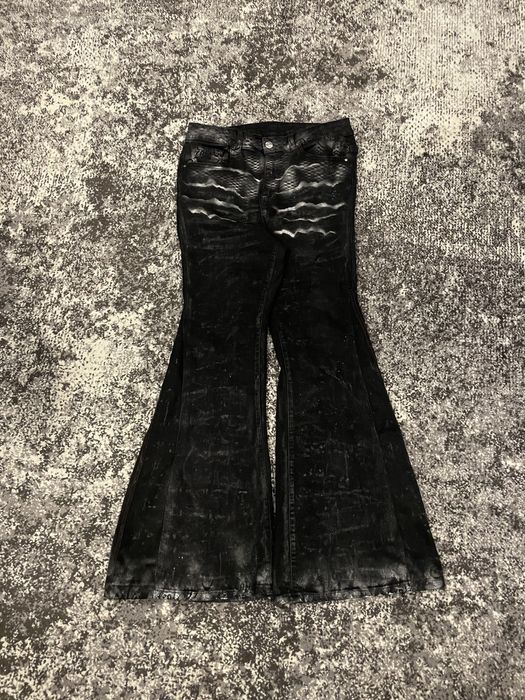 Archive opium flared jeans pants клеш джинсы опиум архив