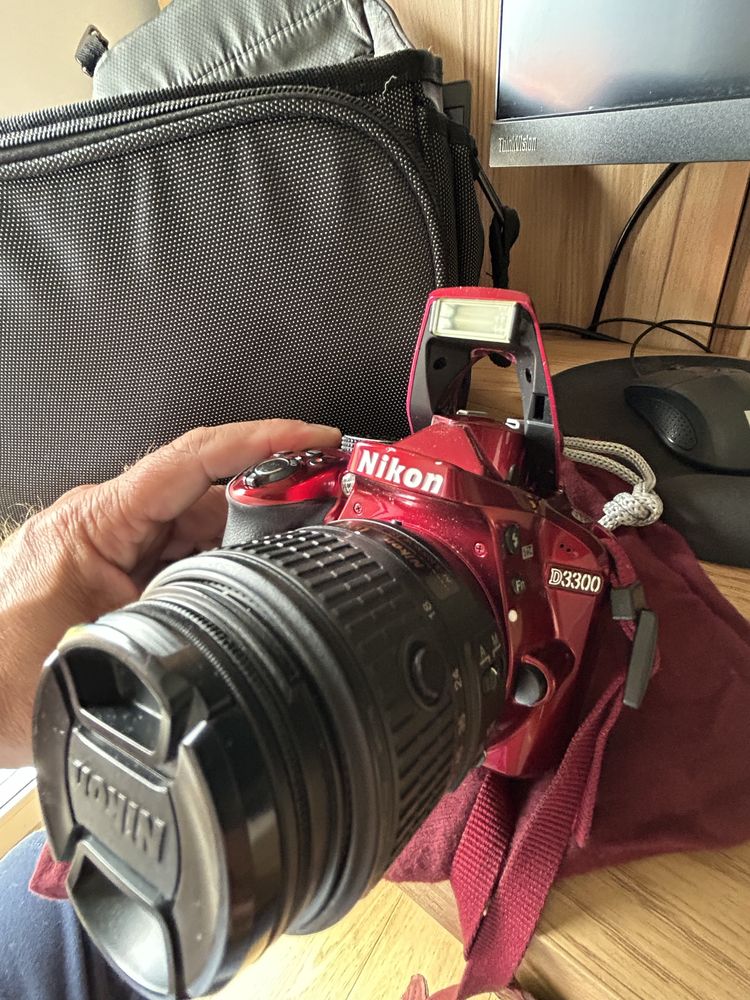 Nikon D3300 wraz z 3 obiektywami Super Stan Polecam
