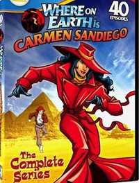 Carmen Sandiego -bajka DVD z lat 90, sensacyjna edukacyjna, po ang