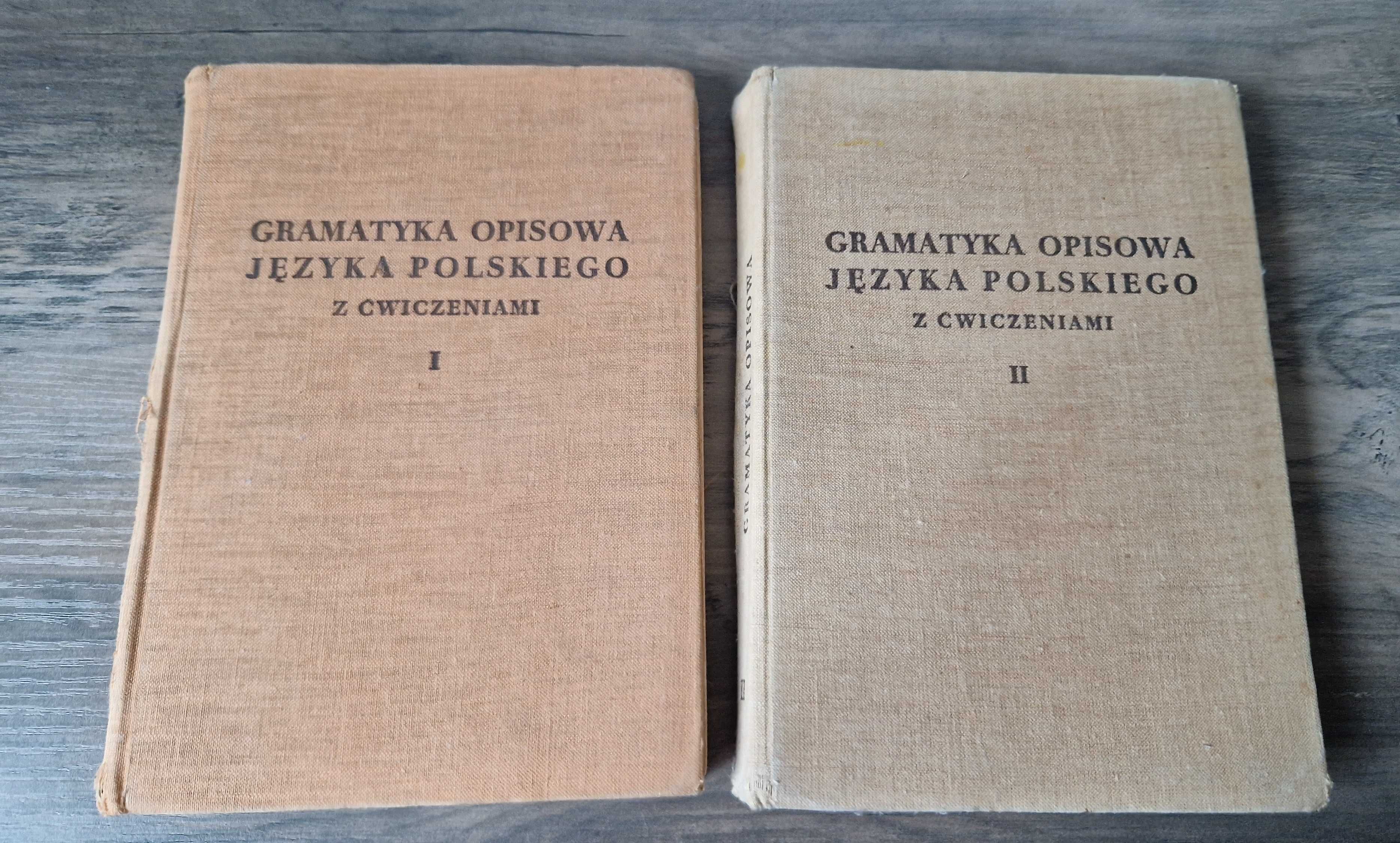 Gramatyka opisowa języka polskiego z ćwiczeniami tom 1 i 2