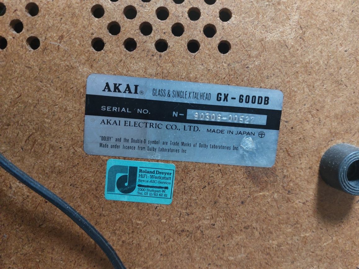 AKAI GX 600DB бобінний магнітофон