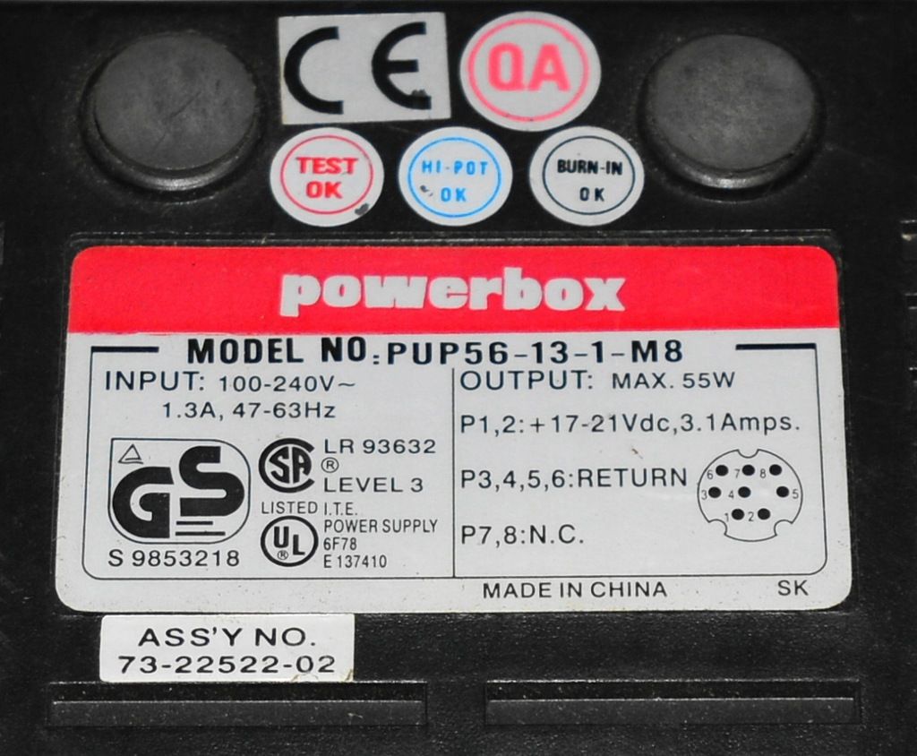 Zasilacz Powerbox PUP56-13-1-M8 8 pin 55W