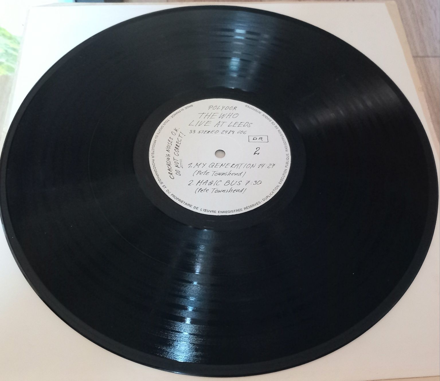 The Who The Who Live At Leeds LP Winyl Album Stereo Fr 1970 EX