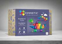 Klocki magnetyczne Connetix Rainbow 24 el. – bezpieczne, edukacyjne