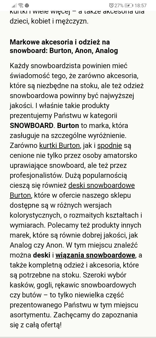 Bezrękawnik nowy  firmy Burton z metki 12-13 lat