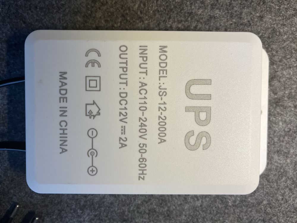 ДБЖ. UPS JS-12-2000A. 12V. 2A. Живлення без світла