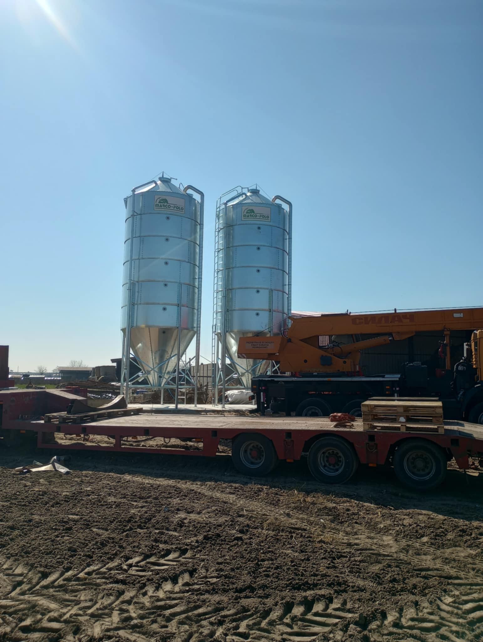 Silos 30 ton silosy zbiornik 38t 25t 20t ŻMIJKA 2025 Dowóz montaż HDS