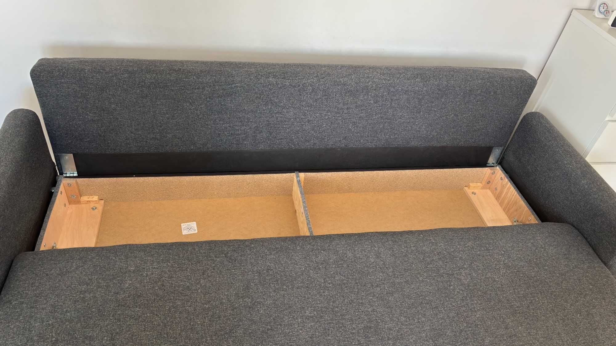 IKEA GRUNNARP sofa 3-os rozkładana + schowek - IDEALNY STAN