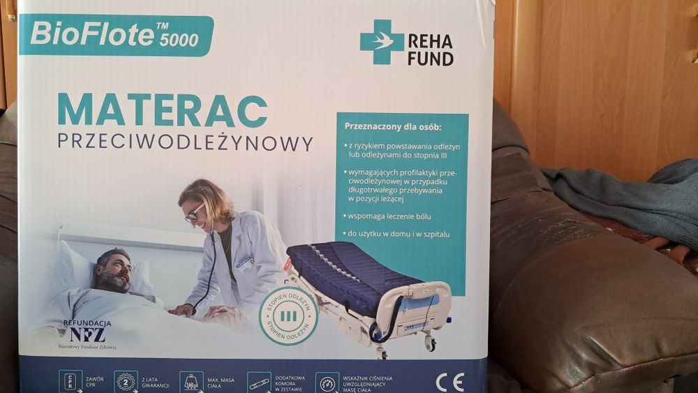 Materac przeciwodleżynowy