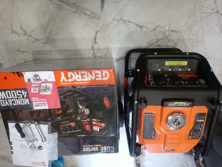 Генератор  бензиновий 4.5 kw привезений з Іспанії GENERGY MONCAYO 4