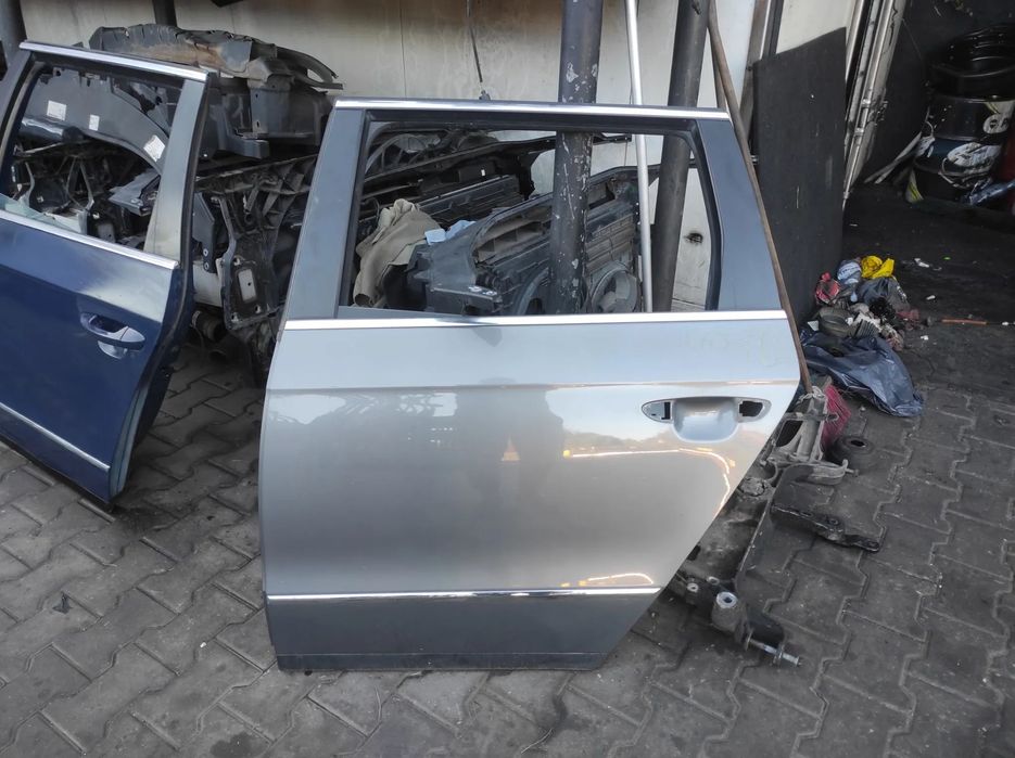 VW PASSAT B6 LA7T SZARE DRZWI TYŁ LEWY TYLNE LEWE WYSYŁKA !!!!!!!