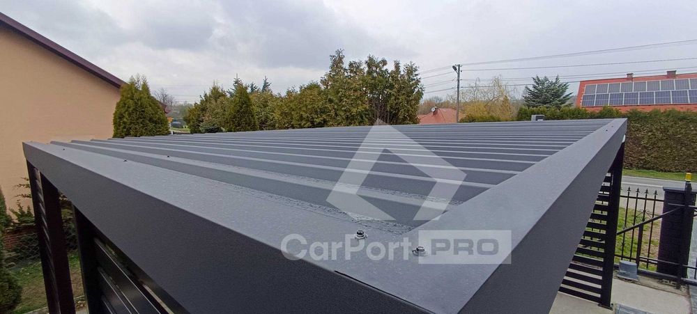 CarPort PREMIUM wiata samochodowa 5x5 dodatkowa zabudowa CP112