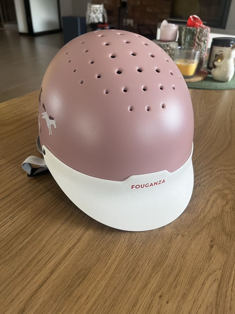Kask jeździecki dla dzieci Fouganza Decathlon