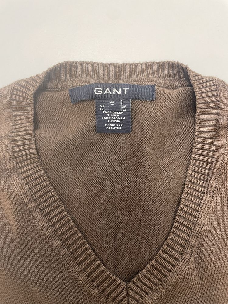 Polo da Gant S castanho