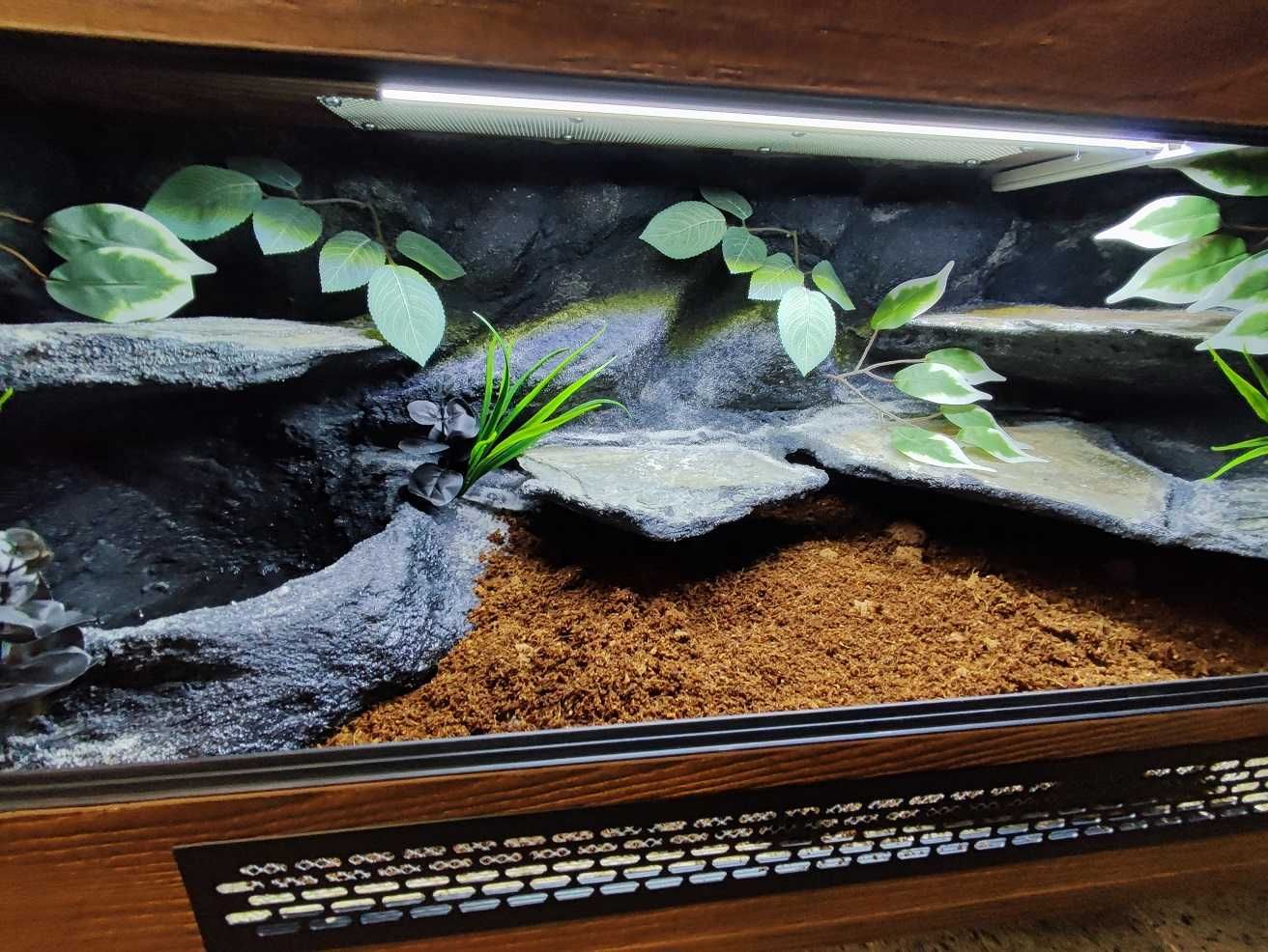 Terrarium tropikalne nr605 100/40/40 dla węża boa pyton DOSTĘPNE