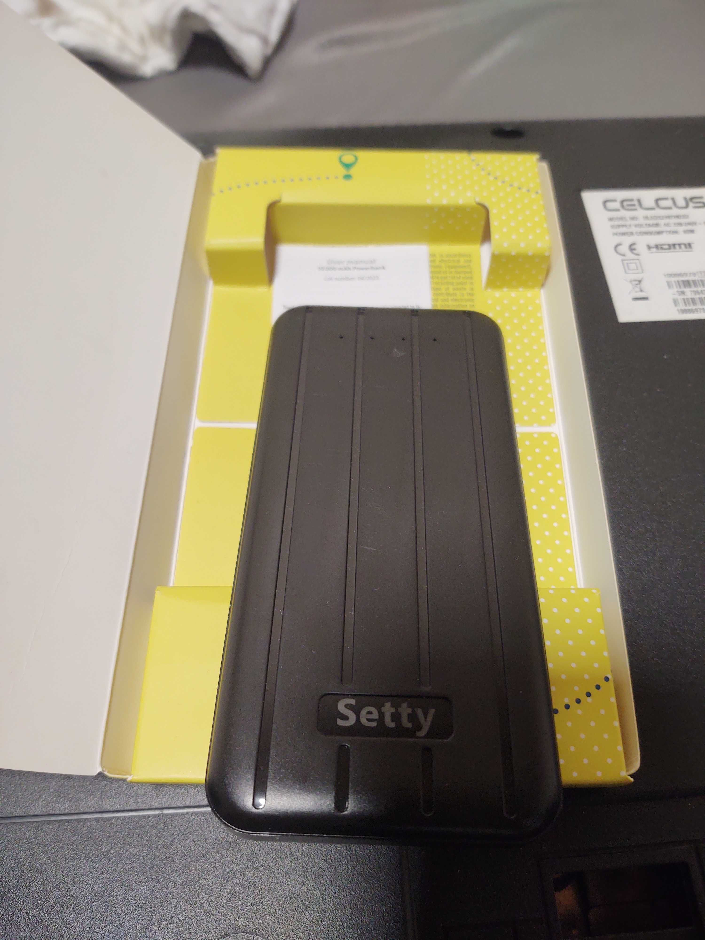 Powerbank Setty USB-C 2 x port USB A 10000mah