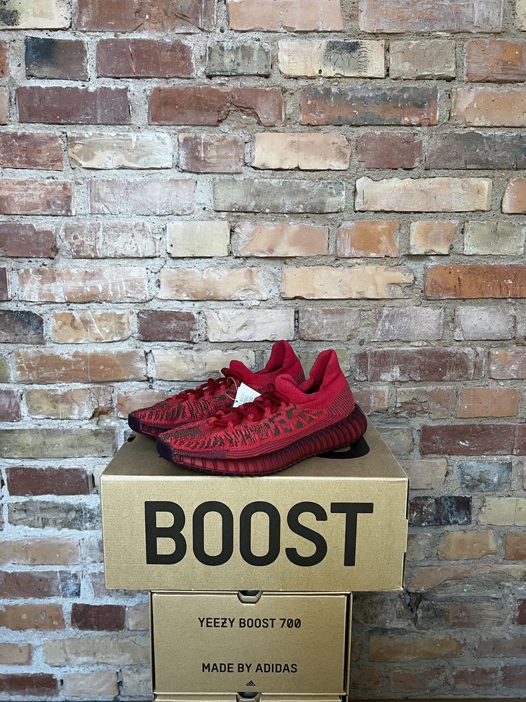 Buty Adidas Yeezy 350 V2 CMPCT Czerwone Męskie