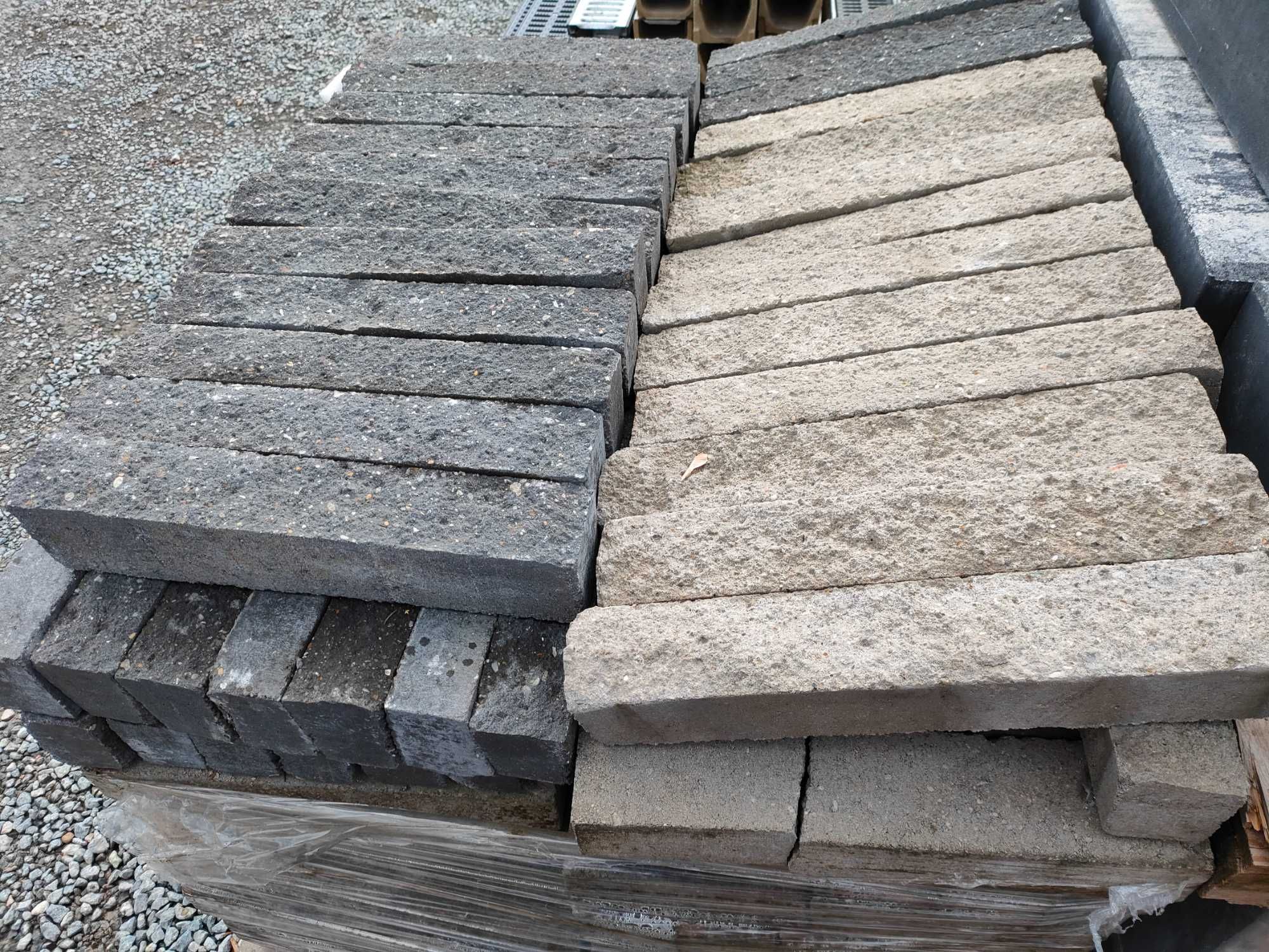 Ogranicznik do rabatek rozdzielacz do grządek palisada betonowa