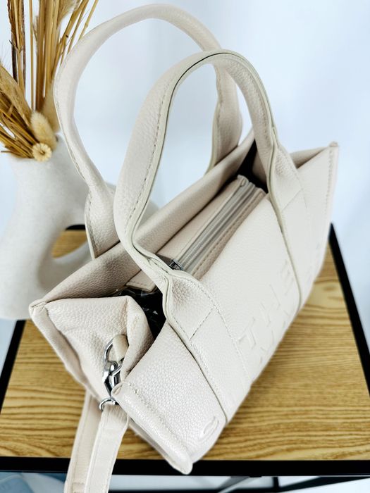 Nowa torebka kuferek shopperka napisy