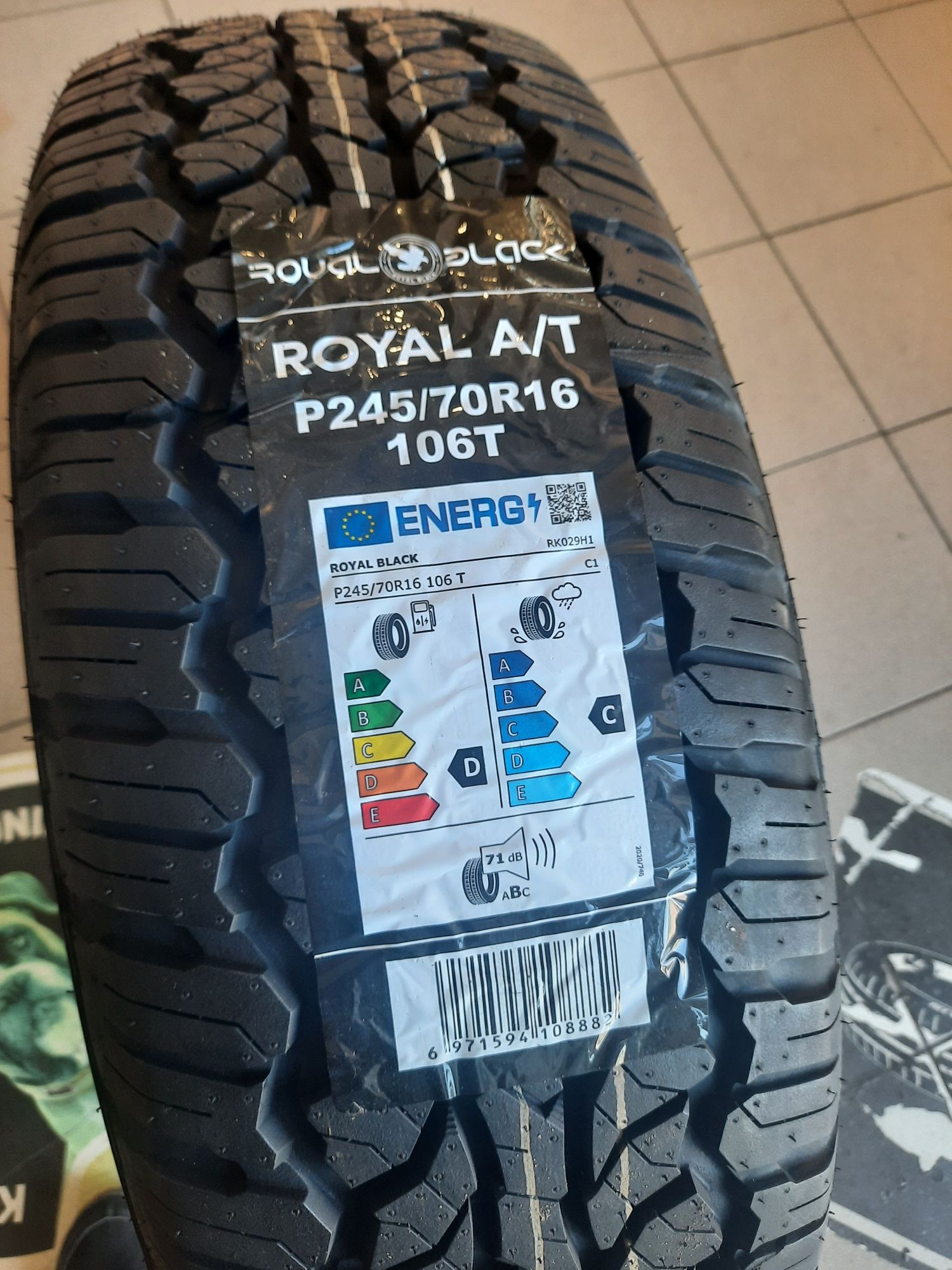 Opony nowe 245/70R16 Royal Black A/T 4X4 Całoroczne