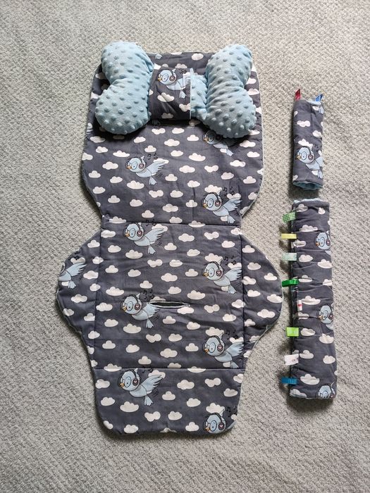 Wkładka do wózka spacerówki dwustronna