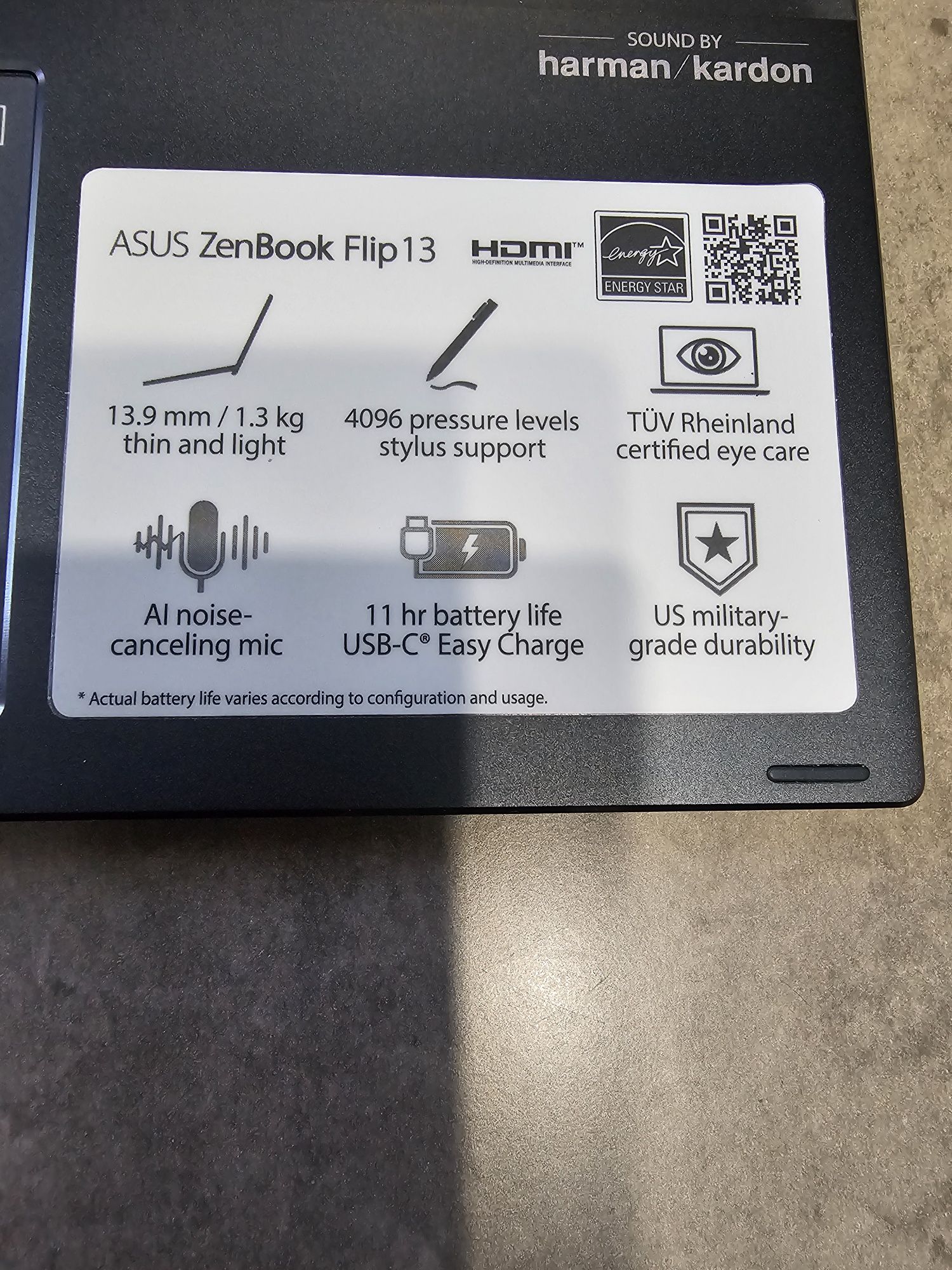 Asus zenbook flip 13 oled